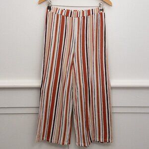 Love Tree Wide Leg Striped Pants M Boho Comfy Stretch High Waist Casual
